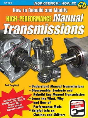 cover image of How to Rebuild & Modify High-Performance Manual Transmissions